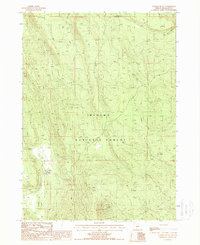 Calimus Butte 1988 topographic map thumbnail