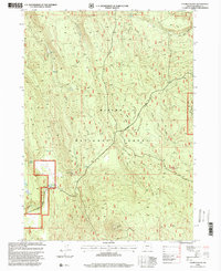 Calimus Butte 1998 topographic map thumbnail