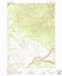 Campbell Reservoir 1988 topographic map thumbnail
