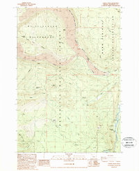 Candle Creek 1988 topographic map thumbnail