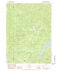 Carberry Creek 1983 topographic map thumbnail