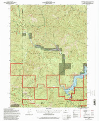 Carberry Creek 1996 topographic map thumbnail