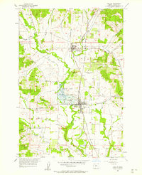 Carlton 1957 topographic map preview