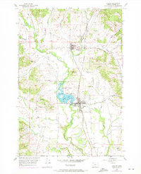 Carlton 1957 topographic map thumbnail