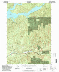 Cascadia 1994 topographic map thumbnail