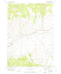 Castle Creek 1972 topographic map preview