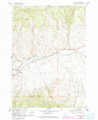 Castle Creek 1972 topographic map preview