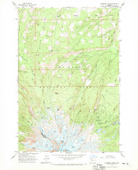 Cathedral Ridge topographic map thumbnail
