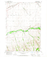 Cayuse 1966 topographic map thumbnail