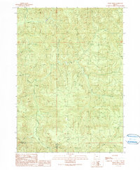 Cedar Creek 1990 topographic map thumbnail