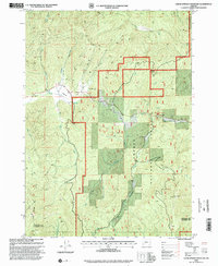 Cedar Springs Mountain 1998 topographic map thumbnail
