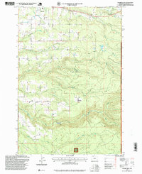 Cherryville 1997 topographic map thumbnail