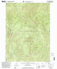Chetco Peak 1998 topographic map thumbnail