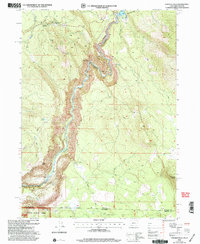 Chicken Hills 2001 topographic map thumbnail