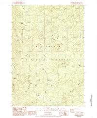 Chimney Peak 1984 topographic map thumbnail