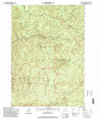 Chimney Peak 1994 topographic map thumbnail