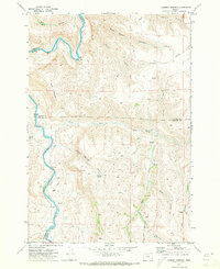 Chimney Springs 1970 topographic map thumbnail