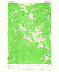 China Cap 1965 topographic map preview