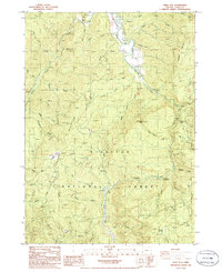China Flat 1986 topographic map thumbnail