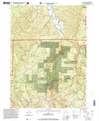 China Flat 1996 topographic map thumbnail