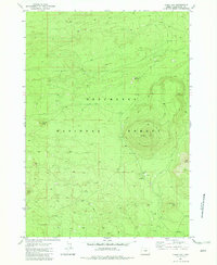 China Hat 1982 topographic map thumbnail