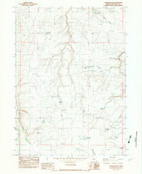 Chipmunk Basin 1982 topographic map thumbnail