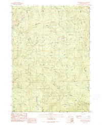 Chipmunk Ridge 1990 topographic map thumbnail