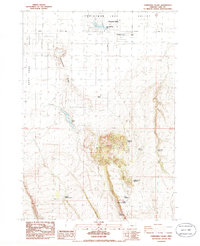 Christmas Valley 1986 topographic map thumbnail