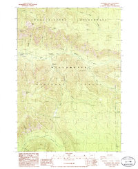 Chucksney Mountain 1986 topographic map thumbnail