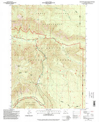 Chucksney Mountain 1997 topographic map thumbnail