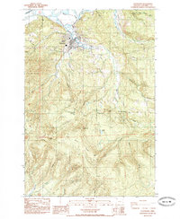 Clatskanie 1985 topographic map thumbnail