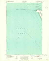 Clatsop Spit 1951 topographic map thumbnail