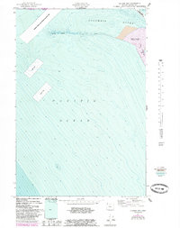 Clatsop Spit 1951 topographic map thumbnail