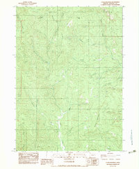 Cleveland Ridge 1983 topographic map thumbnail