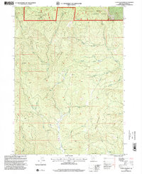 Cleveland Ridge 1998 topographic map thumbnail