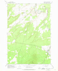 Cline Falls 1962 topographic map thumbnail