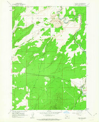 Cline Falls 1962 topographic map thumbnail