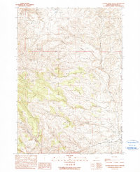 Clover Creek Ranch 1990 topographic map thumbnail