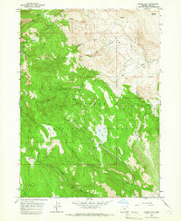 Clover Flat 1964 topographic map thumbnail