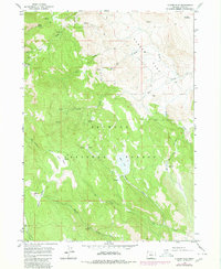 Clover Flat 1980 topographic map thumbnail