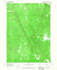 Coffeepot Creek 1966 topographic map thumbnail