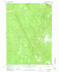 Coffeepot Creek 1966 topographic map thumbnail