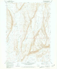 Coffin Butte 1981 topographic map thumbnail