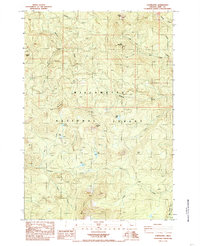 Coffin Mountain 1984 topographic map thumbnail