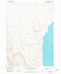 Coglan Buttes NE 1966 topographic map thumbnail