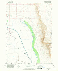 Coglan Buttes 1966 topographic map thumbnail