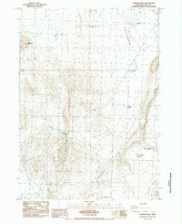 Coleman Hills 1984 topographic map thumbnail