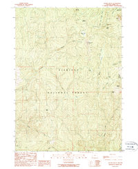 Collier Butte 1989 topographic map thumbnail