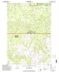 Collins Butte 1995 topographic map thumbnail