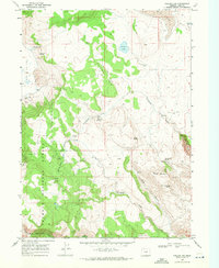 Collins Rim 1968 topographic map thumbnail